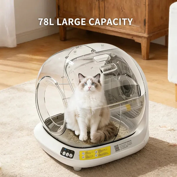 78L automatic self-cleaning smart cat litter box